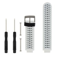 Trendybay 20mm Tali Jam Tangan Silikon Lembut untuk Garmin Forerunner 245 645 255 265 Venu Vivoactive 3 4 4S Gelang Pengganti