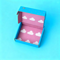 Boîtes d'emballage cadeau en carton ondulé recyclable avec logo pour chaussures, vêtements, boîtes postales en papier, boîtes d'expédition pour petites entreprises