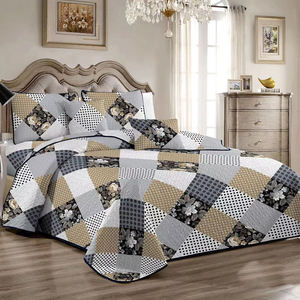 Çin üretimi otel yatak örtüsü seti kapitone yatak örtüsü kral yatak örtüsü - Product Image 3