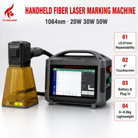Machine de marquage au laser à fibre optique pour numéro VIN de châssis de voiture CKMACHINE, graveur laser à fibre optique portable CKMACHINE pour pièces de carrosserie et codes de moteur automobiles
