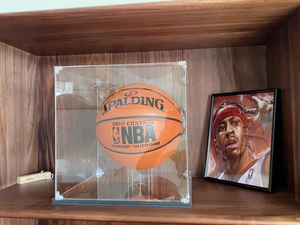 Cao cấp Glass hiển thị trường hợp đối với có chữ ký bóng đá bóng rổ bóng chuyền-Gương cơ sở Thu bảo vệ hộp - Product Image 6