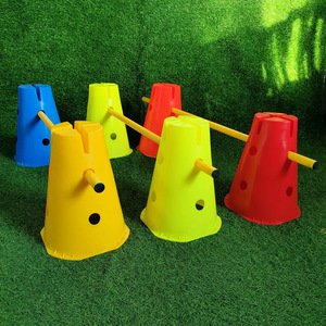 Sports Training Marker Cone Set <b>Soccer</b> Basketball Agility Drills Wear Resistant Shatterproof - Product Image 6