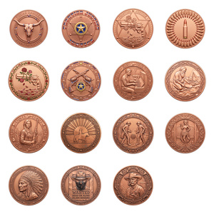 Moneda de desafío de metal coleccionable personalizada con alto relieve, diseño de pozo minero, iridiscente y coloreada, para exhibición y colección - Product Image 4
