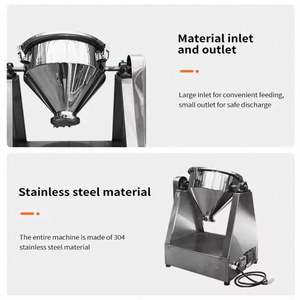 Mélangeur rotatif de laboratoire pour aliments secs, assaisonnements et épices en poudre – Mélangeur de poudre sèche de laboratoire - Product Image 3