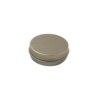 Petite boîte ronde en métal de baume à lèvres de pommade de crème en relief personnalisée de 15g pour la boîte solide de dalgona de parfum