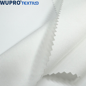 [WUPRO 텍스타일]T400 160gsm 세로 스트라이프 화이트 직조 프린트 원단 100% 폴리에스터 원단 (승화전사 인쇄용) - Product Image 1