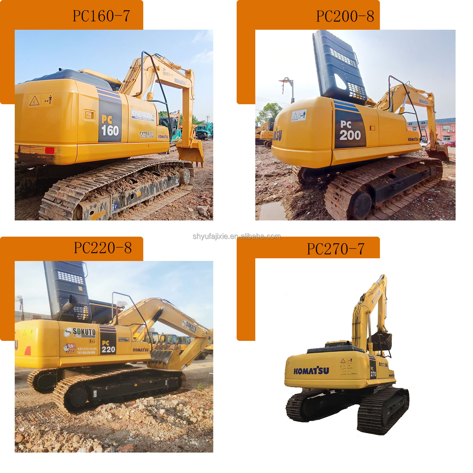 Large 35 T Japan Excavator Used Hitachi ZX350 Excavator with