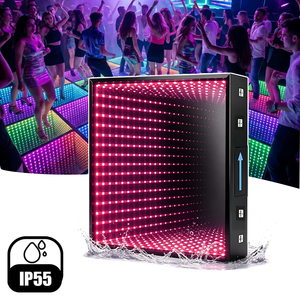 Pista de Baile LED de 50x50cm, Panel de Pista de Baile Portátil RGB Inalámbrico Magnético para Bodas, Fiestas, Discotecas, DJ - Product Image 1