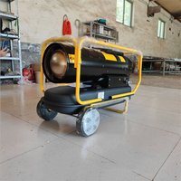 Chauffage à air forcé à kérosène diesel industriel pour élevage de poulets, contrôle par thermostat, 50 kW/70 kW