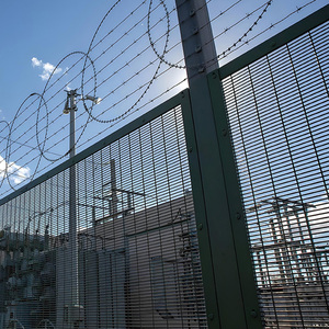 Chất lượng cao chống leo lên hàng rào an ninh 4mm Độ dày an toàn hàng rào Bảng điều khiển thấp trellis trượt cổng 3D mô hình giá mỗi mét - Product Image 6