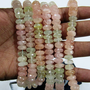 Perles d'aigue-marine naturelles EMINENT JEWEL, rondes facettées, 10 mm, 12 mm, brin de 7 pouces, micro-facettées, multicolores, pour la création de bijoux - Product Image 1