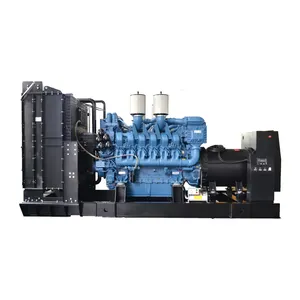 MTU 3 상 발전기 800kw 1000KVA 디젤 발전기 세트 좋은 가격의 디젤 발전기로 사일런트 오픈 Genset