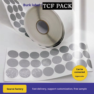 Cinta adhesiva de tela troquelada, discos de cinta adhesiva, puntos de cinta adhesiva, cinta gaffer, briquetas de cinta adhesiva, resistente al calor, de alta resistencia, gris, industrial - Product Image 6