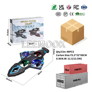 Fern gesteuertes Flugzeugs chaum Flying Sword Quadcopter Drohnen modell für Kinder RC Flugzeuge Spielzeug - Product Image 6