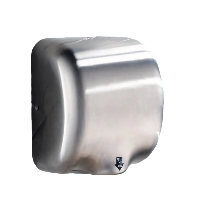 Secador de mão automático de aço inoxidável sus304, mini secador de ar a jato