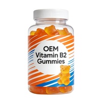 Suplemento de Vitaminas B1 y B2 Sin Azúcar, Gomitas de Complejo Vitamínico B, Gomitas de Vitamina B2 de 400 mg con Glicinato de Magnesio, OEM ODM