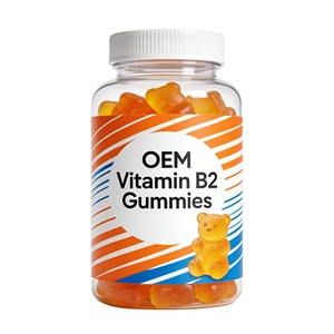 Suplemento de Vitaminas B1 y B2 Sin Azúcar, Gomitas de Complejo Vitamínico B, Gomitas de Vitamina B2 de 400 mg con Glicinato de Magnesio, OEM ODM - Product Image 1
