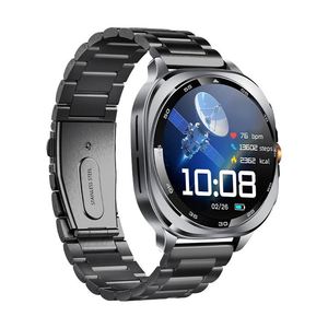 3ATM Waterproof TS400 Hommes Femmes Santé Smartwatches AMOLED Outdoor Sports SOS GPS Smart Watch avec lumière LED - Product Image 2