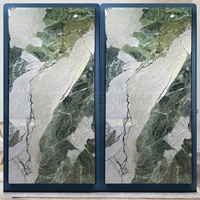 Carreaux de sol et de mur en porcelaine moderne ultra-brillants 1200x2400mm 9mm d'épaisseur pour salle à manger, hôpital, appartement, villa, centre commercial et école