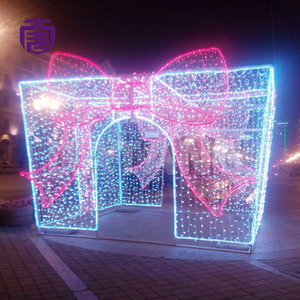 Outdoor Christmas Gift <b>Box</b> Decorative <b>Lights</b> Large LED Motif Display for Shopping Mall Streets Parks Commercial Events and Holid - Product Image 6