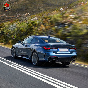 Nouveau diffuseur arrière <span class=keywords><strong>LeGai</strong></span> M440 ABS pour Série 4 G22 2020- Mise à niveau vers les embouts d'échappement noirs brillants de style M - Product Image 4