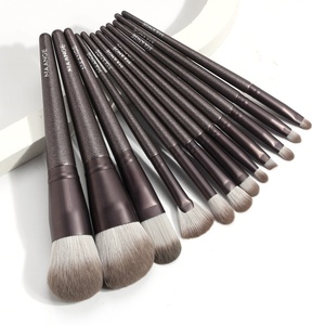 Maange 12 Cái Dụng Cụ Trang Điểm Chất Lượng Tốt Cọ Trang Điểm Che Khuyết Điểm Dạng Phẳng Thuần Chay Bộ Cọ Trang Điểm Cho Nữ Có Logo Tùy Chỉnh - Product Image 3