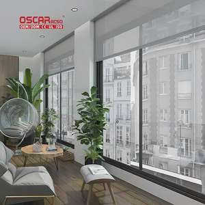 <span class=keywords><strong>Kit</strong></span> de toiture à persiennes sur mesure pour l'extérieur, pare-soleil et coupe-vent, manuel et motorisé, pour patio, jardin, volet roulant - Product Image 1