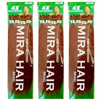 Nouvel Arrivage Nouveau Paquet 4x 60 pouces Cheveux à tresser pré-étirés 400g Afro Yaki Kinky Fibres coiffables à l'eau chaude Extensions capillaires
