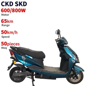 CKD SKD 10/12 inci 600W/800W 40-50km/jam kecepatan 45-65km produsen langsung produk desain baru sepeda motor listrik