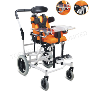 Silla de Ruedas de Rehabilitación para Niños AUFU - Carro Manual Compacto para Niños con Discapacidad - Product Image 2