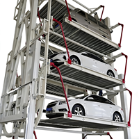 Elevador/Sistema/Equipo de Estacionamiento Automatizado Inteligente Tabitha PCX, Vertical, Rotatorio, Motorizado, de Acero, con Capacidad de 2.7T, Control por Botón y Tarjeta IC