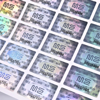 Autocollants de sécurité anti-contrefaçon personnalisés en forme de code QR holographique 3D de Chine, 2,4 x 1,6 cm, adhésifs, avec protection UV, en vente