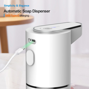 <span class=keywords><strong>Dispensador</strong></span> <span class=keywords><strong>de</strong></span> Jabón Automático <span class=keywords><strong>de</strong></span> Espuma, Moderno, Sin Contacto, con Sensor Infrarrojo, Montado en la Pared, <span class=keywords><strong>Recargable</strong></span> por USB, Silencioso y <span class=keywords><strong>de</strong></span> Respuesta Rápida - Product Image 6