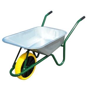 Modèle européen, brouette Limex, Altrad Limex Standard 85L, brouette de chantier pour la construction, jardin, 100L, bac galvanisé - Product Image 3