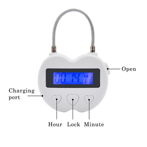 YH2172 Display USB Rechargeable Metal Multi-Purpose Safe Digital Time Release Game Delay Lock Time <strong>Timer</strong> <strong>Padlock</strong> - Product Image 3