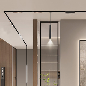 Led 6W/12W/18W/24W DC48V nhôm từ theo dõi lũ ánh sáng với 3000K/4000K/6000K màu Temp thiết kế hiện đại nhà văn phòng - Product Image 1