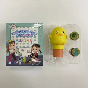 2025 nuevo producto lindo Animal forma Sello Mágico pegatina Sin desorden pegatina mágica conjunto impermeable niño niña sello bono - Product Image 5