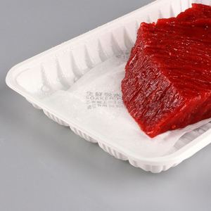 Color Fresh Meat Absorb Pad Super Absorbent <b>Polymer</b> Black 170x100mm 3000pcs/ctn 60ml/pcs White , Black / MY-B160100-02 7 Days - Product Image 2