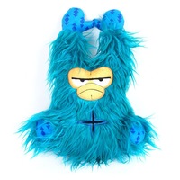 Jouet à mâcher pour chien en peluche Shaggy Monster Snuffle, couineur, pour dissimuler la nourriture, en forme de paresseux ou de gorille, pour soulager l'ennui