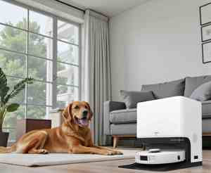 LDS Laser Navigation 14V Pet-friendly Robot Vacuumer Designed for Pet Hair Cleaning Odor Sensitive Pet Friendly Homes - Product Image 2