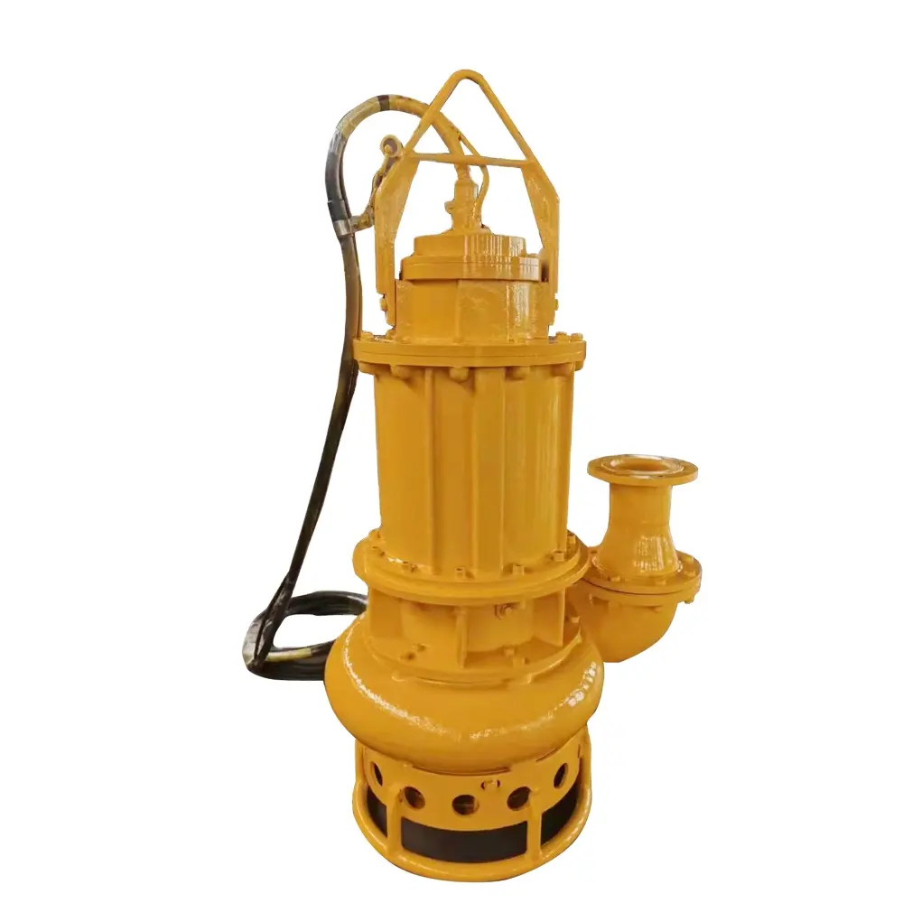 high flow submersible river sand suction pump water pumps submersible slurry pump with cutter