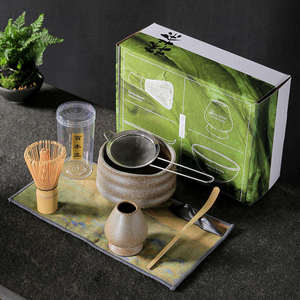 Juego de Matcha de Cerámica de Alta Calidad de 7 Piezas, Colorido, con Logotipo Personalizado, Cien Estilos, Tazón de Matcha Vertical, Juego de Herramientas para Té Matcha - Product Image 2