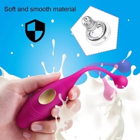 Vibrateur clitoridien sans fil portable pour femmes avec télécommande