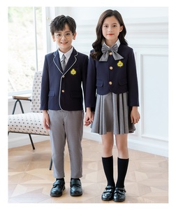 Uniforme de jardín de infantes Estilo universitario británico para niñas Estilos de uniforme de clase de escuela primaria - Product Image 6