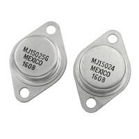 Circuit intégré de puce IC d'alimentation transistor à joint d'or TO-3 MJ15022G MJ15022