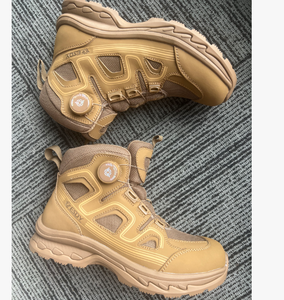 DFE06 ESDY Wholesale Men's High Top Outdoor Tactical <b>Boots</b> Waterproof <b>Hiking</b> Shoes Desert Workwear Tactical <b>Boots</b> - Product Image 1