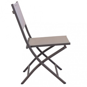 Ensemble de 5 pièces de bistrot de Patio moderne avec Table pliante et quatre chaises meubles d'extérieur en <span class=keywords><strong>aluminium</strong></span> résistant aux intempéries pour <span class=keywords><strong>jardin</strong></span> - Product Image 5