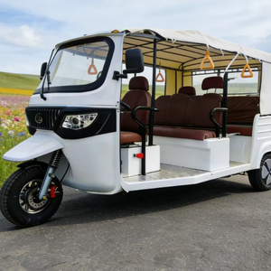 Triciclo Eléctrico Tuktuk de Alta Calidad y Buen <span class=keywords><strong>Precio</strong></span>, <span class=keywords><strong>Taxi</strong></span> Eléctrico de 3 Ruedas con Techo, Vehículo con Certificación EEC - Product Image 1