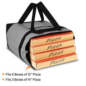 Bolsa Térmica Personalizable Reutilizable para Comestibles y Entrega de Alimentos, Mantiene la Comida Fría/Caliente, Compatible con <span class=keywords><strong>Uber</strong></span> <span class=keywords><strong>Eats</strong></span>/Doordash - Product Image 4