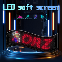 Letrero LED para Auto Oude, Panel de Matriz LED Programable, Pantalla Flexible FPCB, Letrero Desplazable con Mensajes Animados, Control por Aplicación